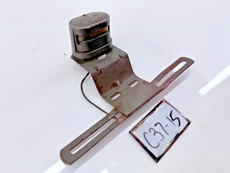 Vintag Grote 95 License Plate Light SAE-L-69 Willys Jeep Rat Rod Milirary C37-15