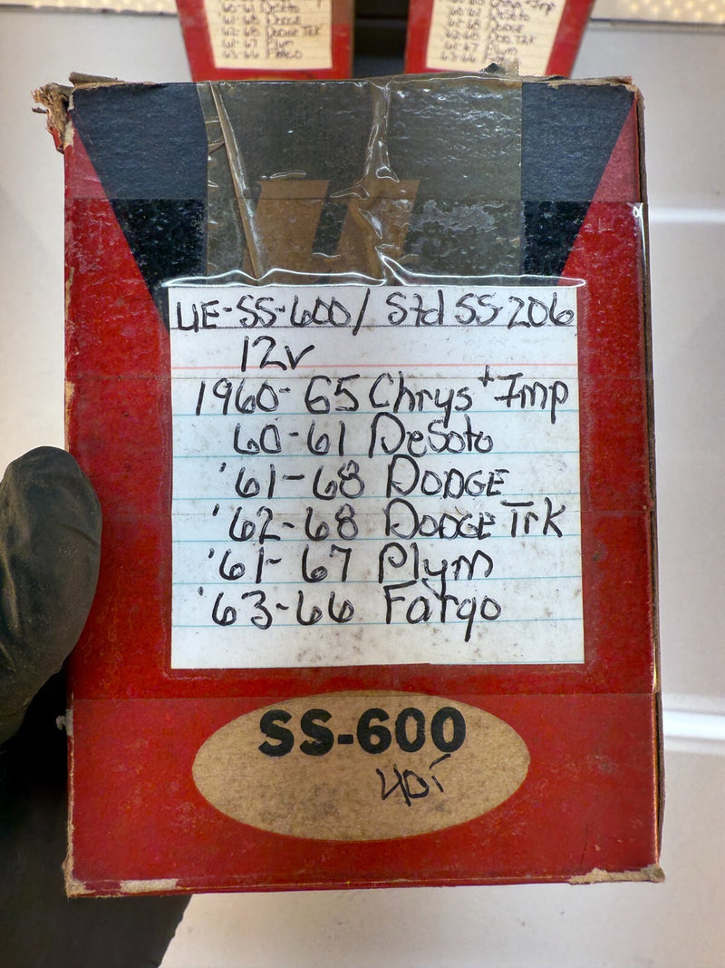 (1) NOS STANDARD SS-206 STARTER SOLENOID 57-71 CHRYSLER DODGE PLYMOUTH C17-8