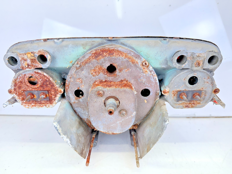 OEM 1957 Chevrolet Belair Instrument Cluster Speedo Fuel Temp Gauges C25-4