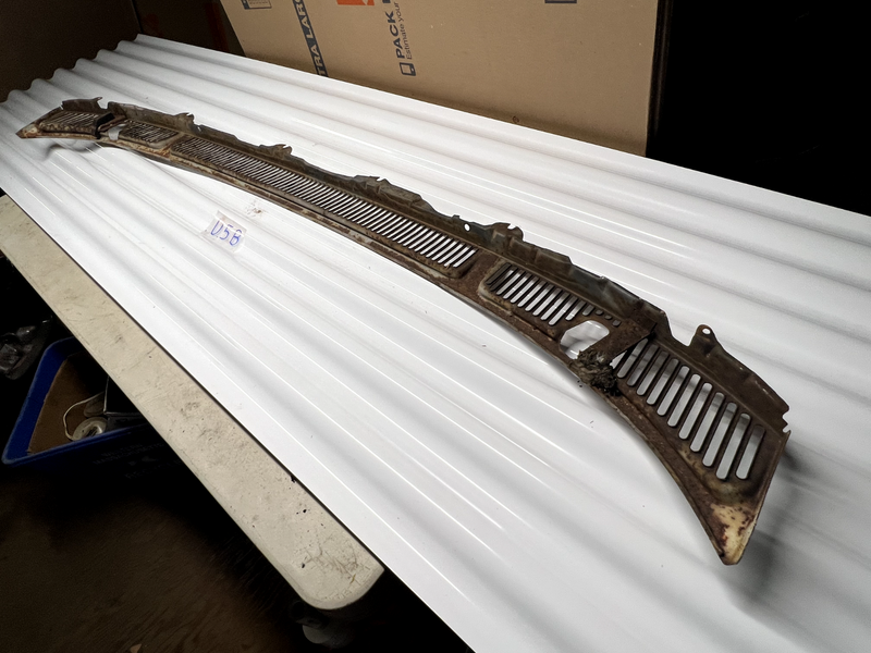 OEM 1960 Chevy Impala Windshield Wiper Cowl Vent Grill Panel Belair U5B-8