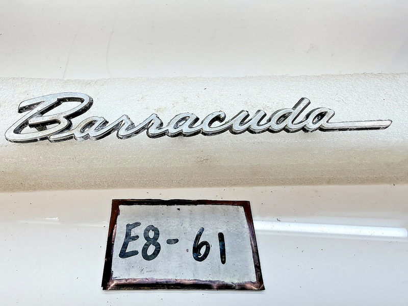 Vintage OEM 1968 Plymouth Barracuda Front Emblem 68 2786559 E8-61
