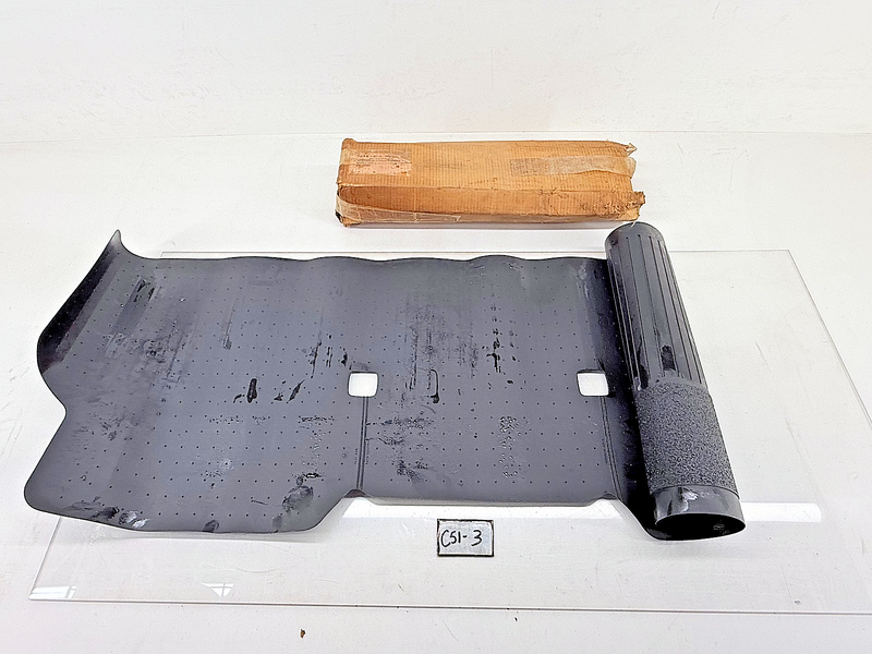 NOS 1965 FORD GALAXIE FALCON FAIRLANE 1-PIECE FULL REAR FLOOR MAT C5AZ-6313106-H