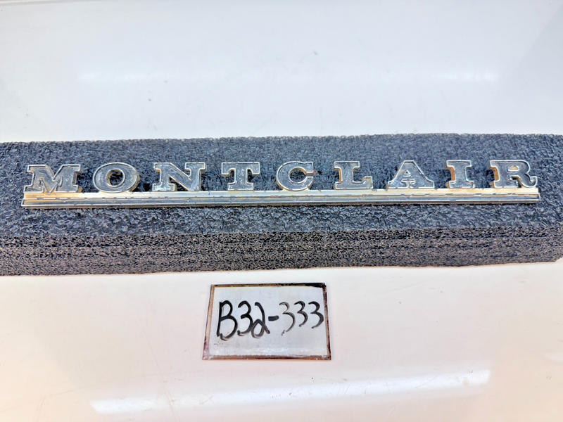 OEM 1966 Mercury Montclair Quarter Panel Script Name Plate Left or Right B32-333