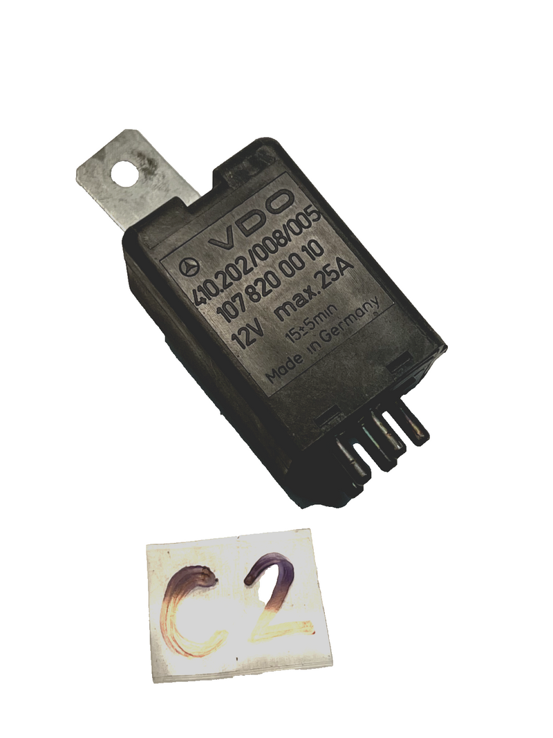 OEM VDO MERCEDES BENZ  R107 W126 W123 280SL WIPER RELAY 1078200010 C2-29