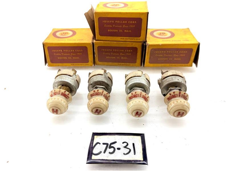 (1) NOS 1940 - 1952 Ford Car Truck F1 F2 F3 Heater Switch Illuminated C75-31
