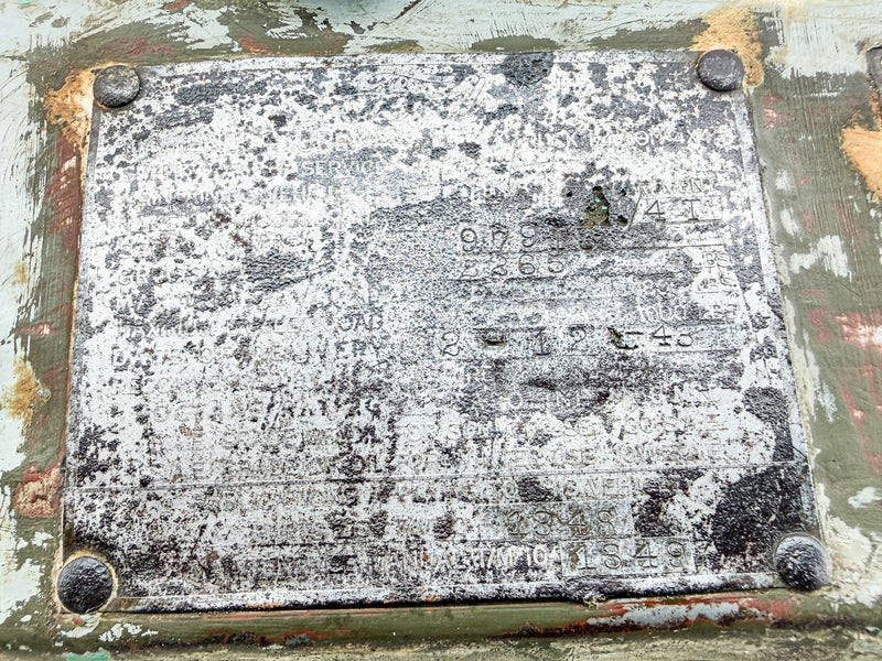 Original 1942 FORD GPW WWII JEEP GLOVE BOX DOOR with 2 DATA PLATES G503 B62-50