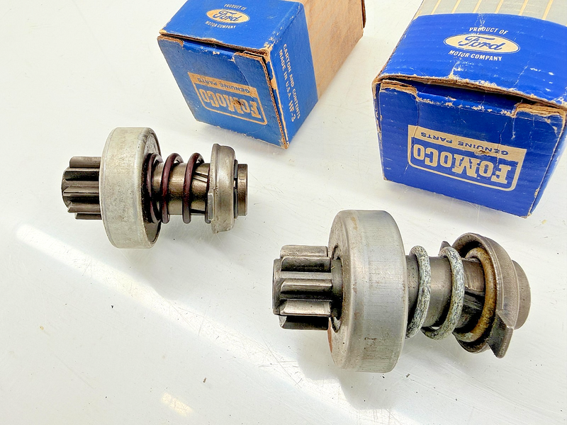 (1) NOS 1964 1965 FORD FALCON FAIRLANE STARTER DRIVE C4OZ-11350-B C56-56