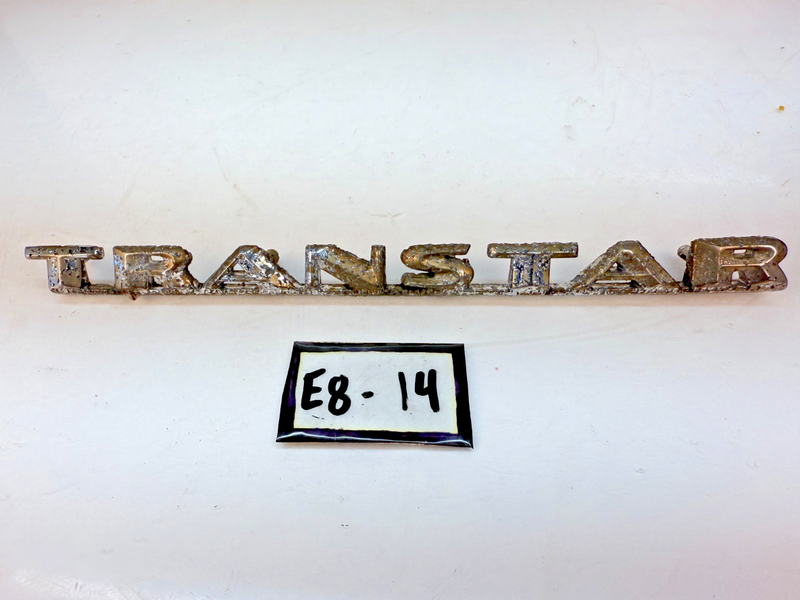 Vintage OEM Studebaker Transtar Door Emblems 1956 - 1964 TRANSTAR PICKUP E8-14
