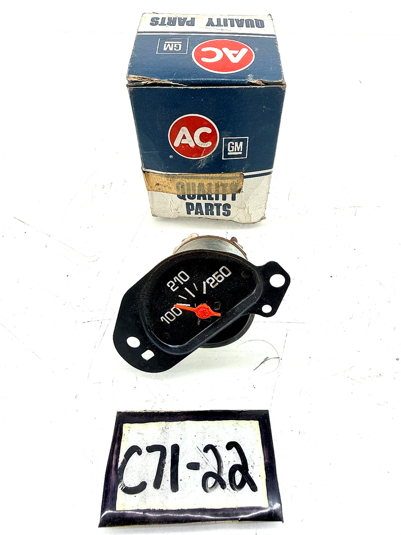 NOS 1978 PONTIAC SUNBIRD TEMPERATURE GAUGE RALLY GAUGE PACKAGE 8992907 C71-22