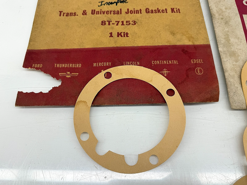 NOS 1948 - 1959 Ford Mercury Transmission & Universal Joint Gasket Kit 8T-7153