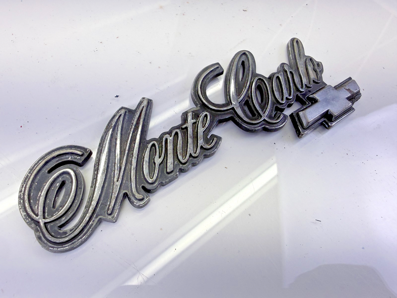 OEM 1978 - 1988 Chevrolet Monte Carlo Trunk Lid EMBLEM E8-101