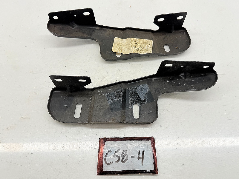 NOS 1974 FORD MUSTANG PAIR GRILLE MOUNT BRACKET D4ZZ-8183-A C58-4