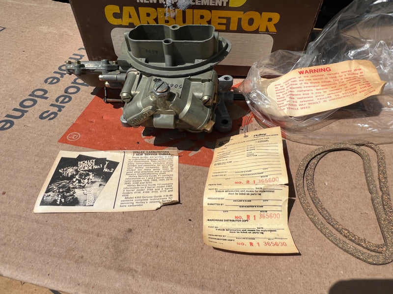 **NOS** 1968 Corvette Holley Tri Power 3x2 Carburetor **3659** 4056 68 69 NIB