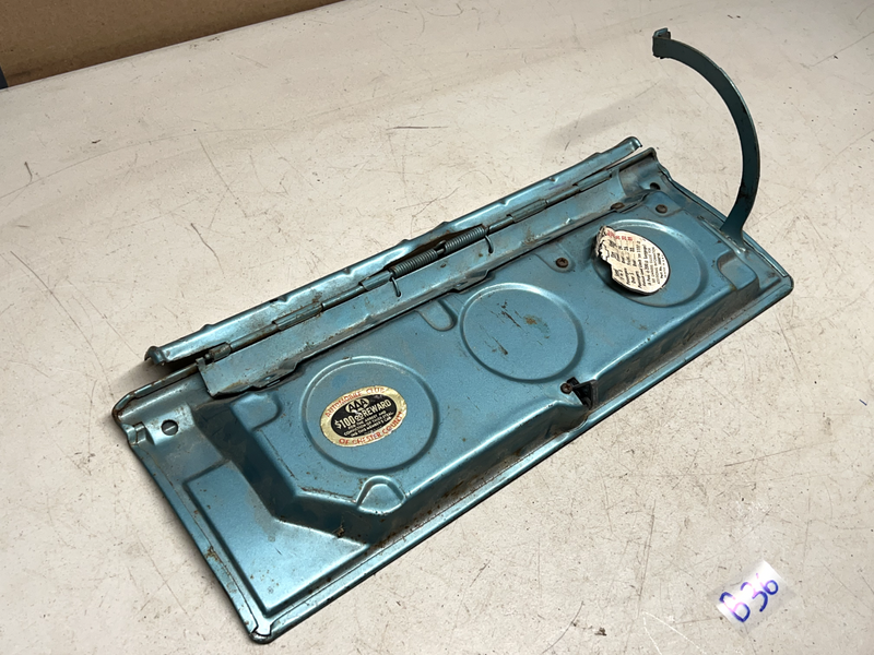 1965 1966 Chevy Impala Glove Box Door Hinge Emblem Belair glovebox 65 66 B36-1