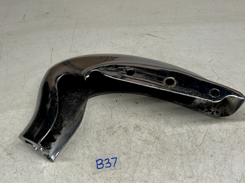 OEM 1966 Chevy Impala LEFT CHROME FRONT BUMPER END *SOLID* Biscayne 66 B37-36