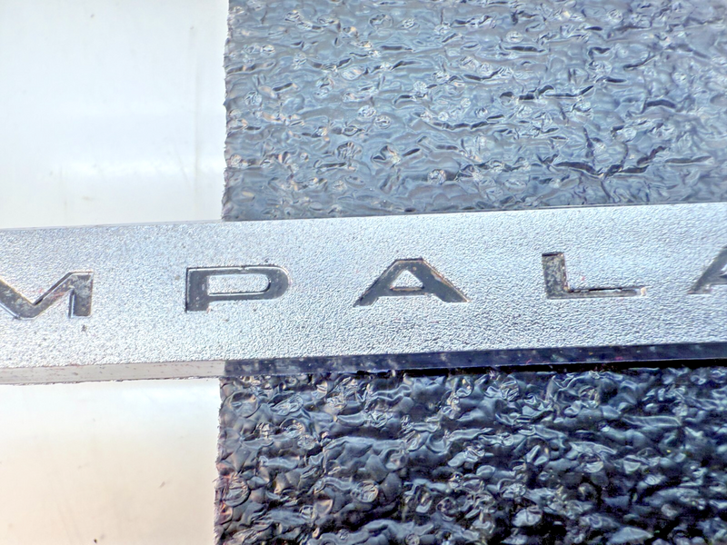 OEM 1966 Chevrolet Chevy Impala SS Glove Box Emblem Badge 3891457 E5-1