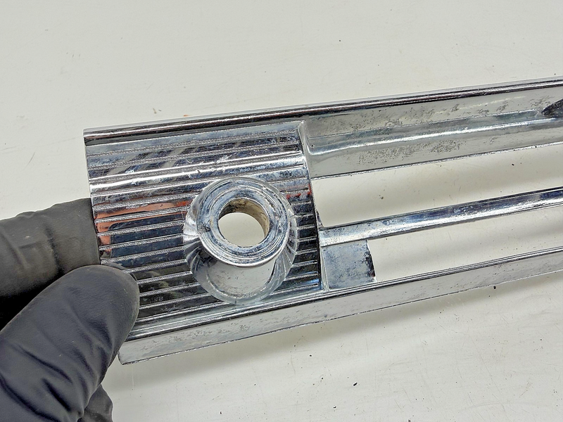 OEM Ford 1956 Fairlane Crown Victoria Chrome Dash Radio Bezel FDB-18542-A B72-45
