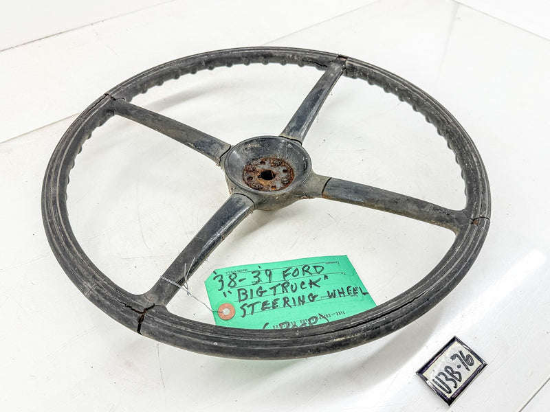 OEM 1938 1939 FORD BIG TRUCK STEERING WHEEL RAT ROD PARTS U3B-76