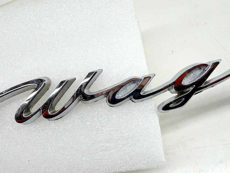 OEM 1966 1967 Ford Ranch Wagon Fender Chrome Emblem C69-25