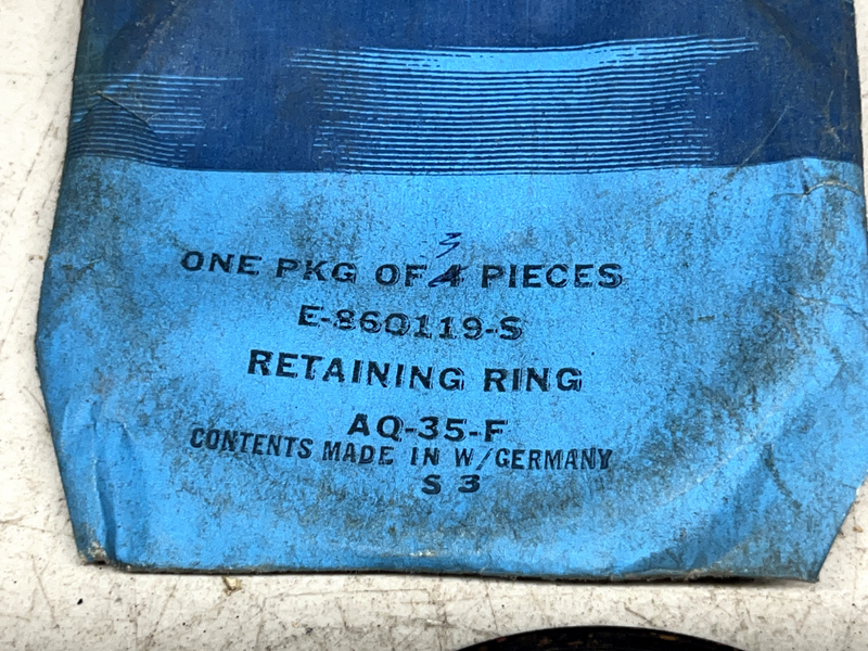 (3) NOS FORD "RETAINING RING" (PISTON RING) E860119-S B29-72