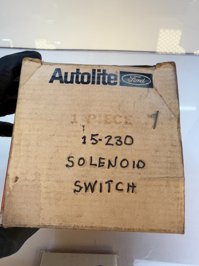 NOS AUTOLITE STANDARD SS-201 SOLENOID SWITCH 12V 1955-56 CHEVY CORVETTE C17-2