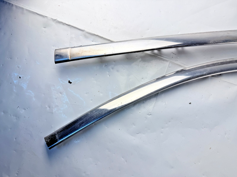 OEM 1959 1960 IMPALA PAIR LOWER WINDSHIELD TRIM MOULDINGS EL CAMINO S1-45