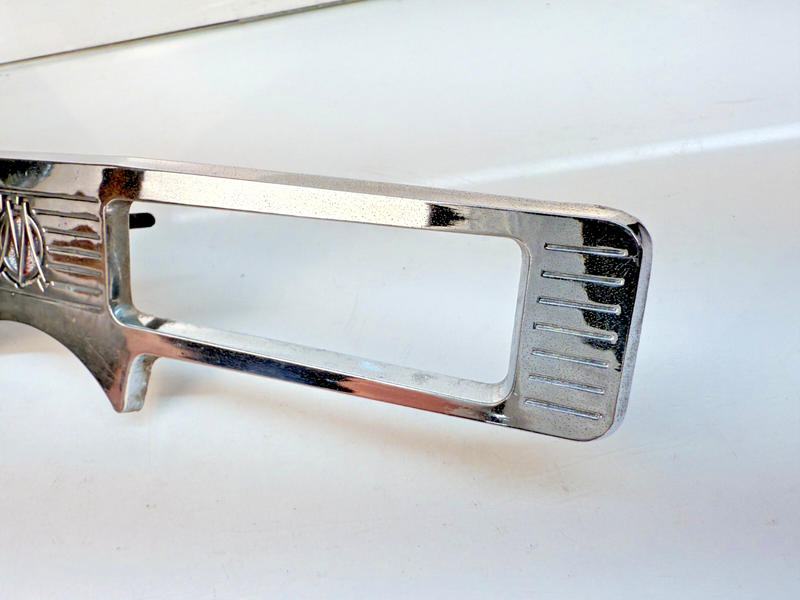 OEM 1950 - 1956 Willys Wagon Truck Jeep Jeepster Chrome Dash Gauge Plate B63-38