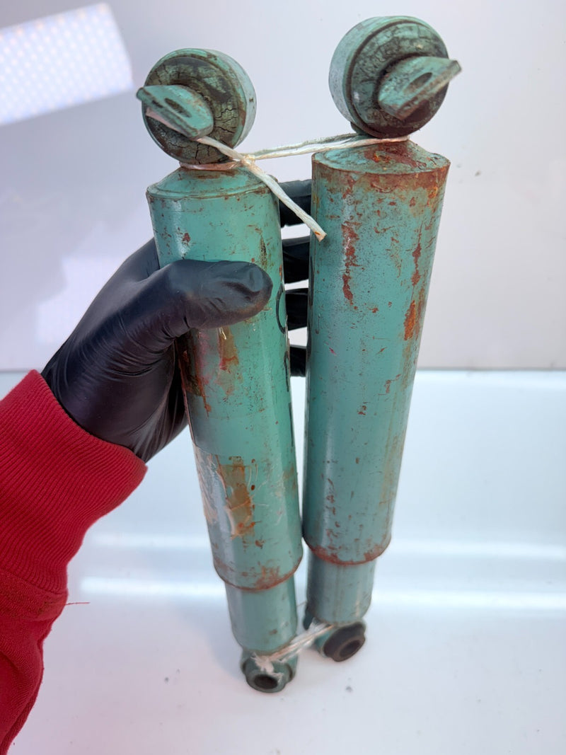 NOS Delco GM 1958 - 1964 Chevy El Camino Superide Rear Shocks Pair H-322 B56-36