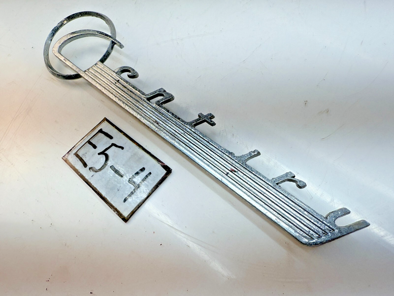 Vintage OEM 1955 Buick Century Script Emblem Badge E5-4