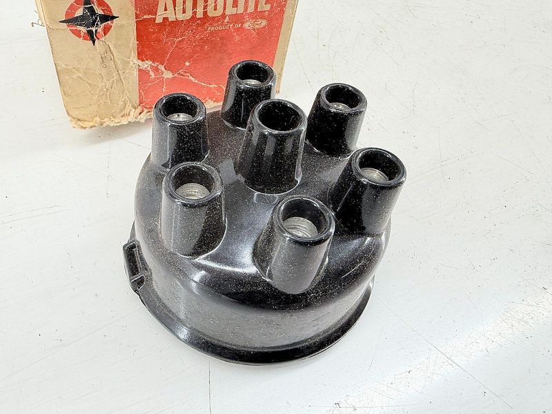 NOS AUTOLITE 6 CYL DISTRIBUTOR CAP IAT-1003 FORD FLATHEAD ERA C77-45