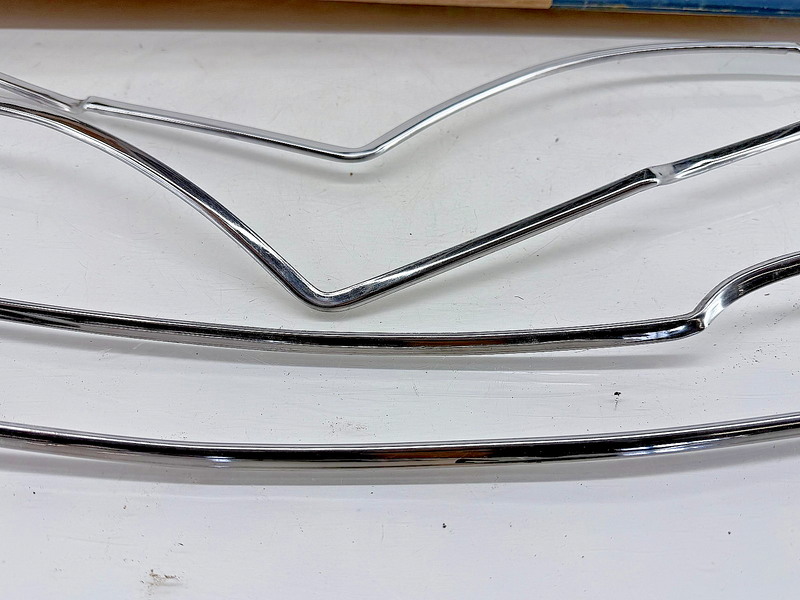 NOS 1966 1967 FORD FAIRLANE DOOR EDGE GUARDS KIT 4 DOOR C6OZ-5420910-A B41-15