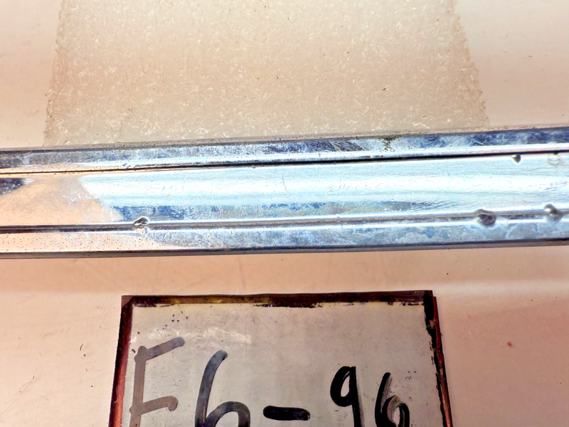 OEM 1960 Chevrolet Impala #8 Right Fender Chrome Molding Trim Louver E6-96