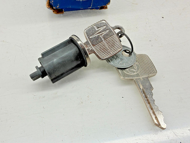 NOS 1963 1964 Mercury Ignition Lock Cylinder w/ Keys C3MY-11582-A C57-34