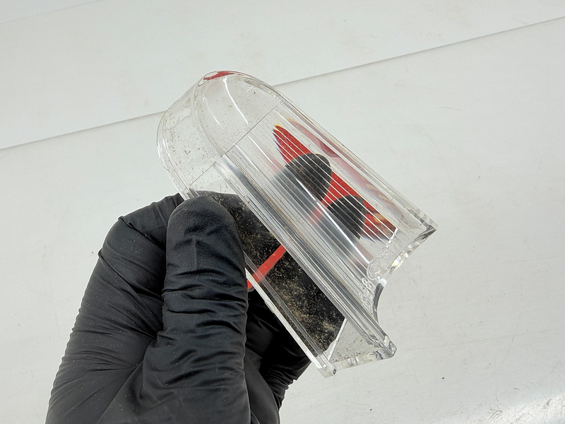NOS 1958 FORD MERCURY RH BACKUP LIGHT LENS FEW-15514-A C68-17