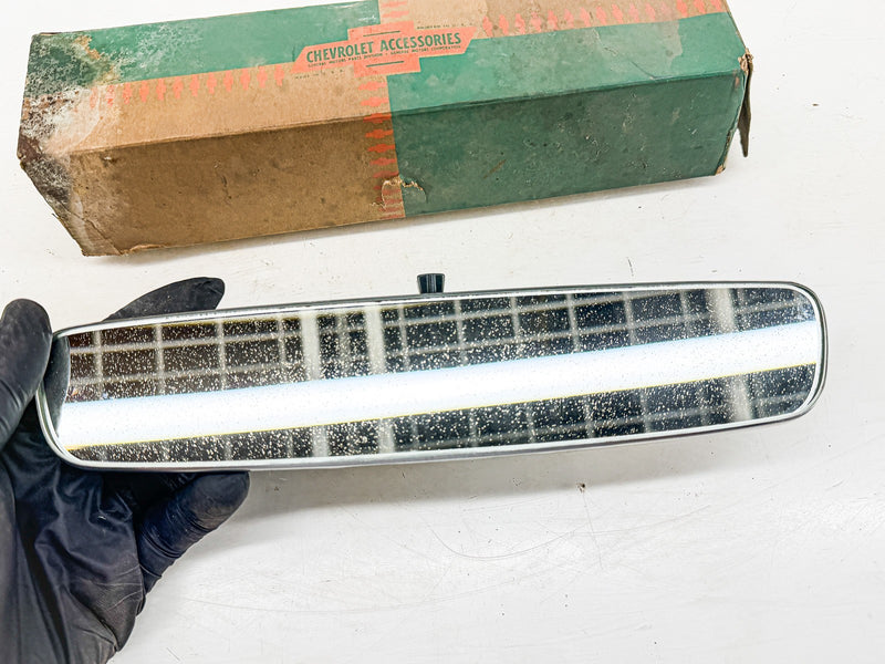 NOS 1963 - 1965 Chevrolet Accessory Rear View Mirror Non-Glare 10" 985601 C79-1