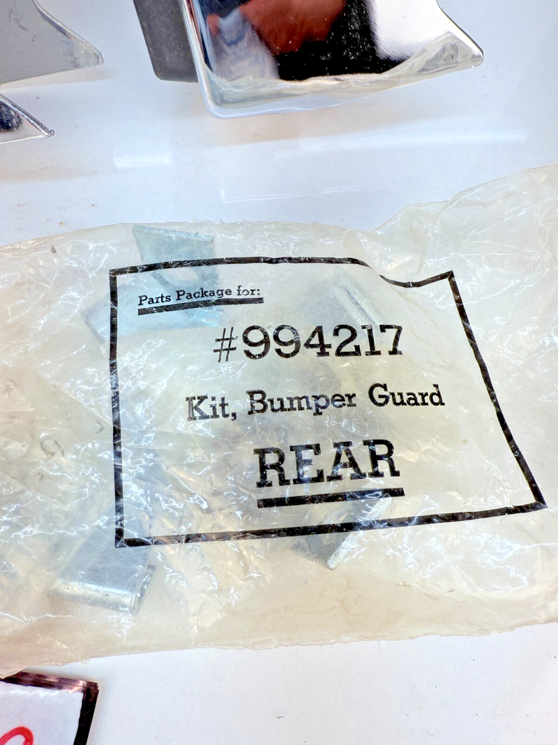 NOS 1971 – 1972 Chevrolet Hi-Rise Rear Bumper Guard GM 994217 112LR 112RR B61-9
