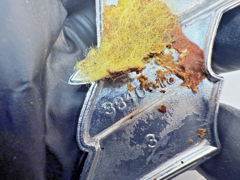 OEM GM 1964 1965 1966 1967 Chevy V Flag Front Fender Emblem 3840318 E7-40