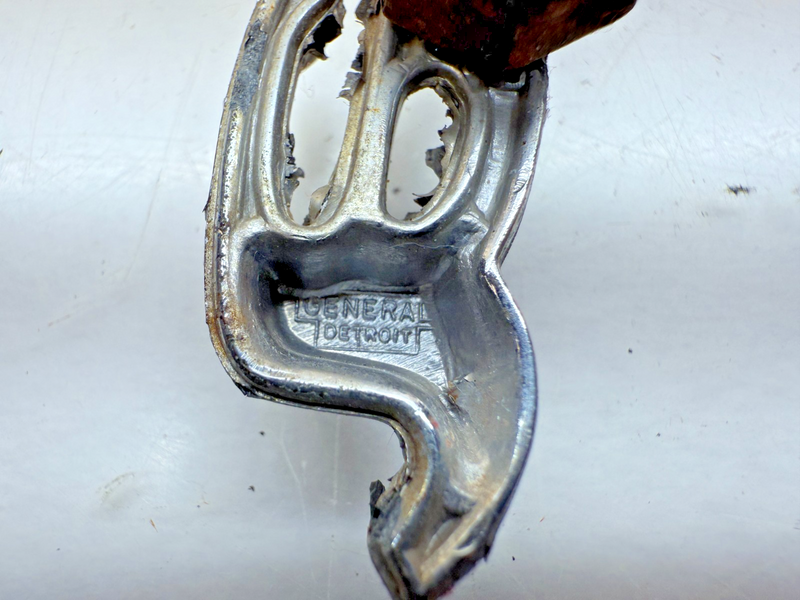 OEM 1967 Chevy Impala Rear Quarter Panel Emblem Nameplate Script E6-102