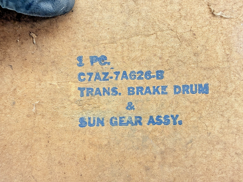 NOS 1967 Ford Custom Galaxie Mercury 8cyl FX TRANS BRAKE DRUM & SUN GEAR C52-1