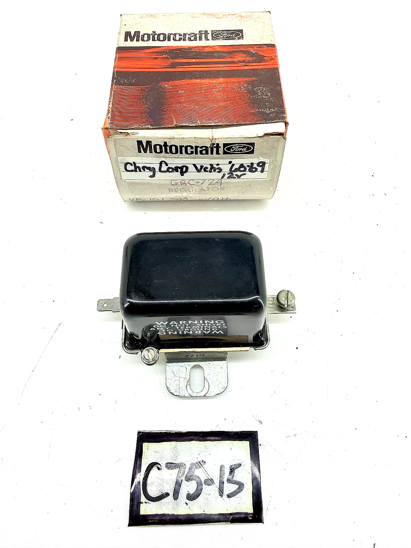 NOS 1960 - 1969 Chrysler Mopar 12V Voltage Regulator GRC-724 VR-101 C75-15