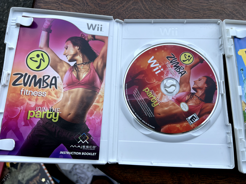 Nintendo Wii Game Lot-5 Bundle Play, Zumba, Rayman, Biggest Looser, Army Men HB1