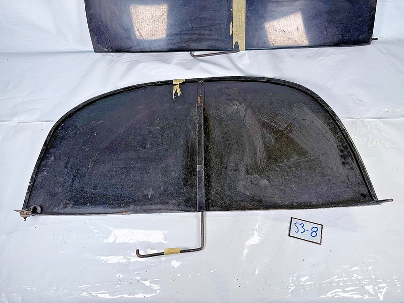 Vintage 1930s - 1940s Pair Teardrop Car Truck Fender Skirts Ford Chevrolet S3-8
