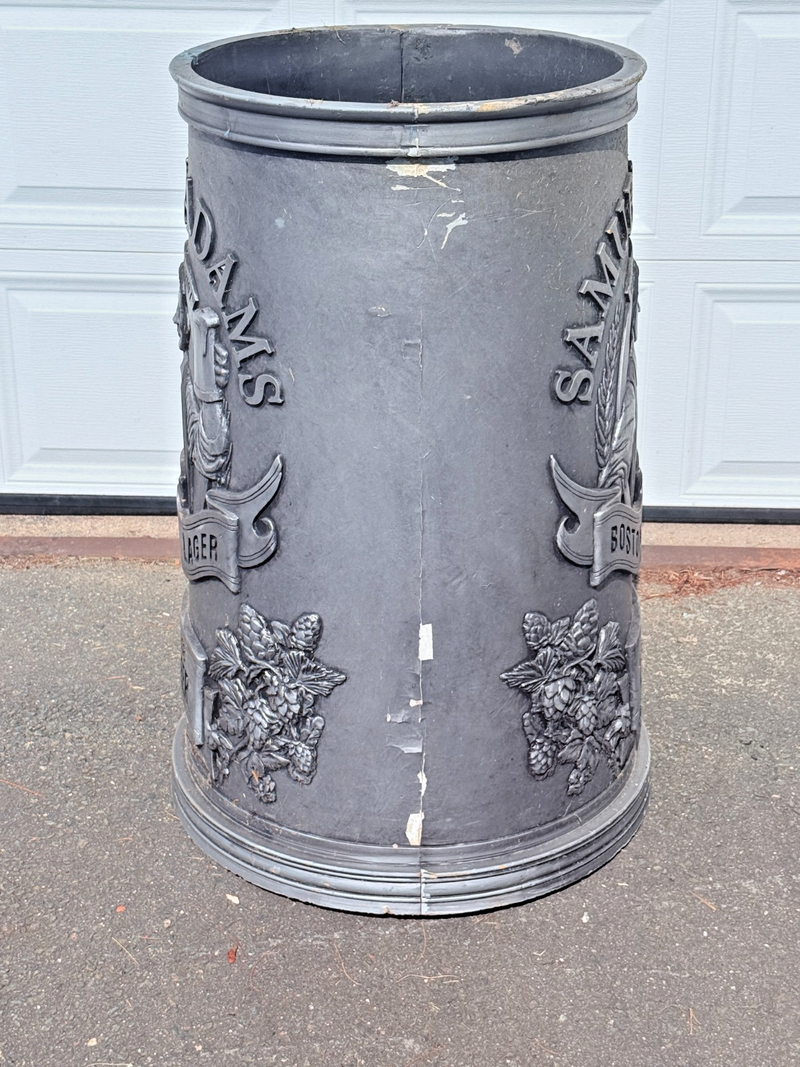 HUGE 3 FOOT Samuel Adams Beer Stein Mug Bar Store Display Mancave Table