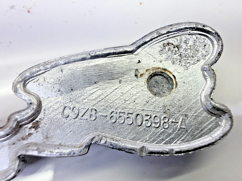 OEM 1969 1970 Mustang Grande Coupe ROOF REAR SIDE “GRANDE” EMBLEM E8-97