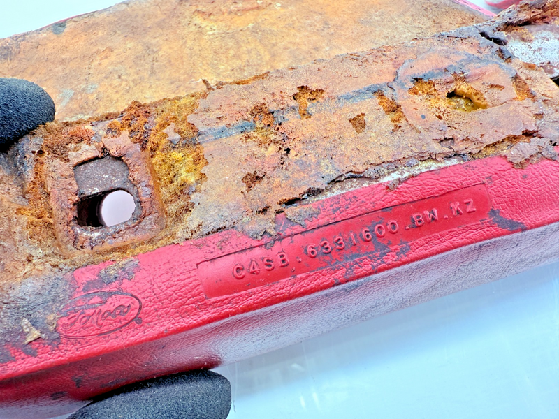 OEM 1964 1965 Thunderbird Landau Convert RED INTERIOR REAR ARM REST PADS C32-32