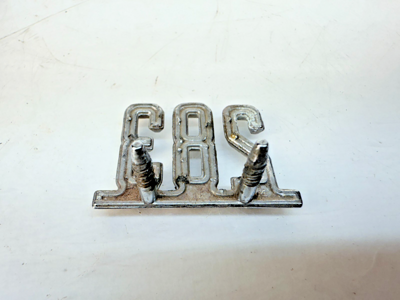 VINTAGE OEM 1960's CHEVROLET 283 FENDER EMBLEM BADGE GM B32-341