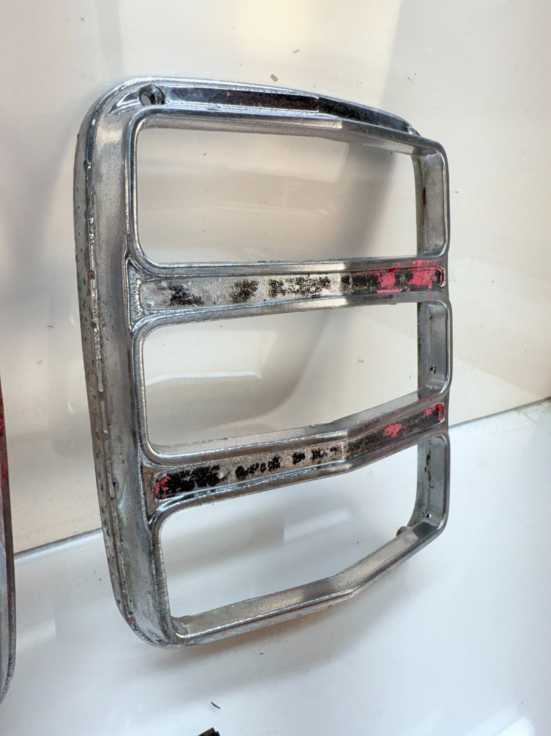 OEM Pair  1964 - 1966 Ford Mustang Tail Light Bezel LH RH C4ZB-13449-B 65 B66-34