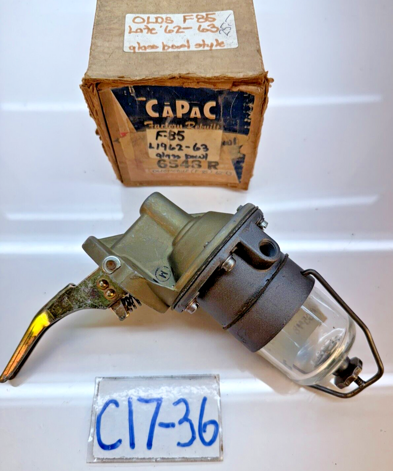 NOS CAPAC 1962 1963 OLDSMOBILE F-85 215 FUEL PUMP 6548 62 63 F85 C17-36