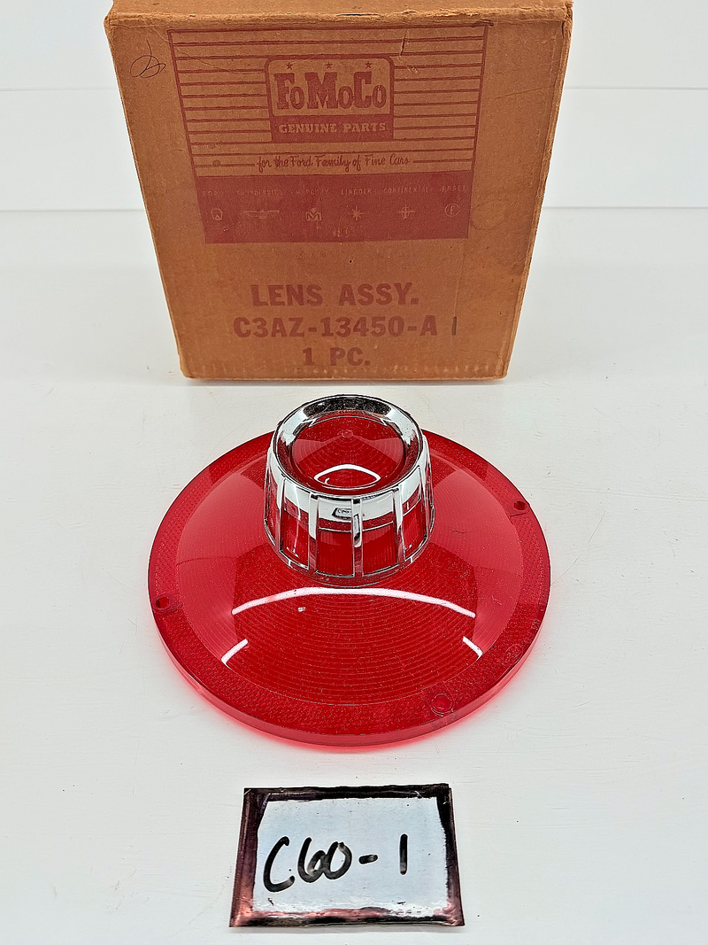 NOS 1963 Ford Galaxie Taillight Lenses C3AZ-13450-A C60-1