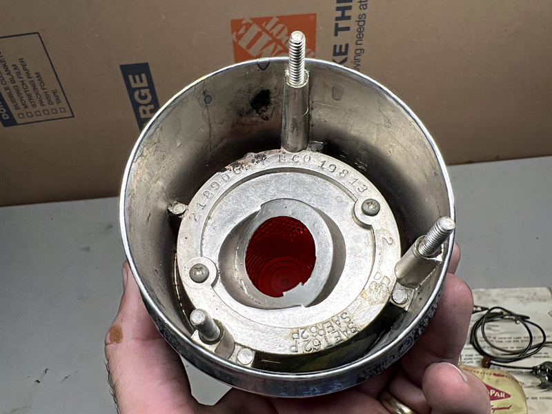 Mopar NOS 1962 Plymouth Belvedere Fury Inner Tail Lamp PKG 2189064 U1C-B6-8